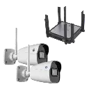 Wi-Fi Camera Bundle with Router / Includes 2 XB42W-GEN3 Cameras / 1 RG-E5(US) Router