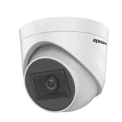 [E8-TURBO-G2P/A] Dome TURBOHD 2 Megapixels / FOV 106° / Lens 2.8 mm / Audio by Coaxitron / 30 mts IR EXIR / Indoor / 4 Technologies / dWDR